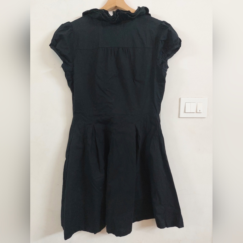 Black ruffle neck dress from Iz Byer - Picture 2 of 4
